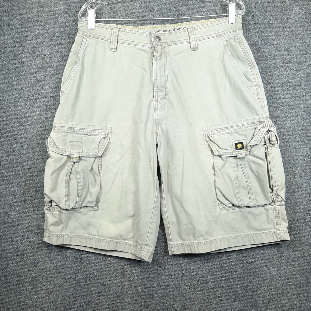 The North Face Cargo Shorts A-Series AYM4 34 Khaki Beige Mens Hiking Cotton